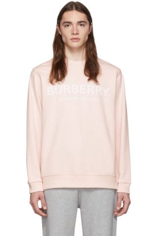 burberry pink lanslow|Burberry: Pink Lanslow Logo Sweatshirt .